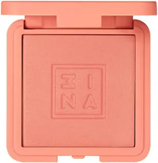 3INA MAKEUP - Vegan - Cruelty Free - The Blush 212 - Luminous & Natural Silky Finish Blendable Powder Cheek Blush - Dark pink