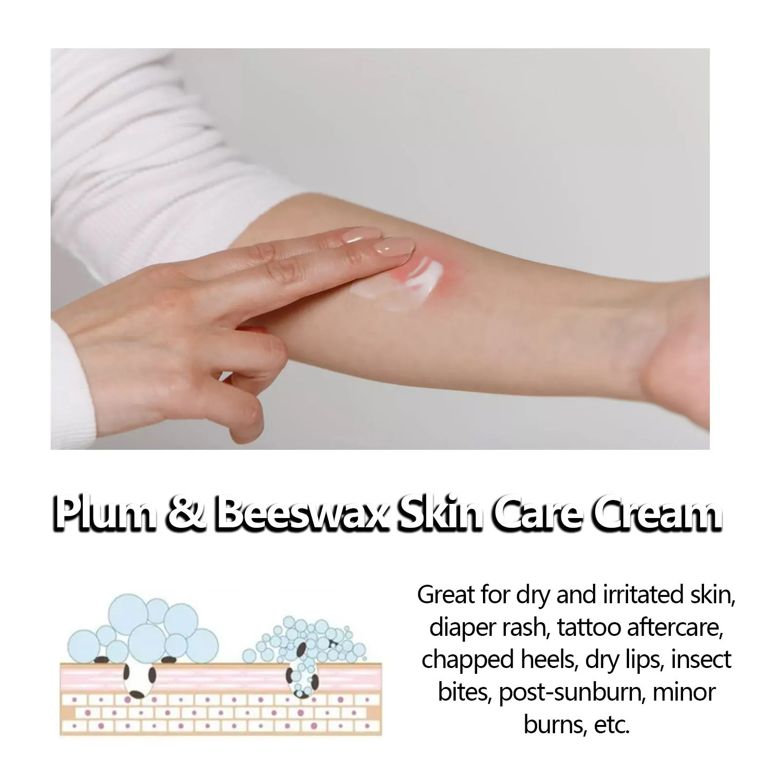 Beeswax Skin Cream Relieves Sunscreen Anti-itch Ointment