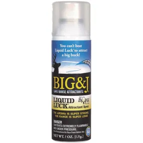 Big and J Liquid Luck Aerosol Spray Attractant 8 oz.