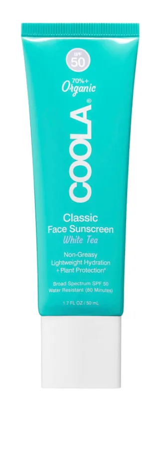 Classic Face Organic Sunscreen Lotion SPF 50-White Tea 1.7oz