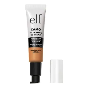 e.l.f. Hydrating Camo CC Cream, SPF 30, Color Correcting Full Coverage Foundation For A Dewy Finish, Vegan & Cruelty-Free, Tan 400 W