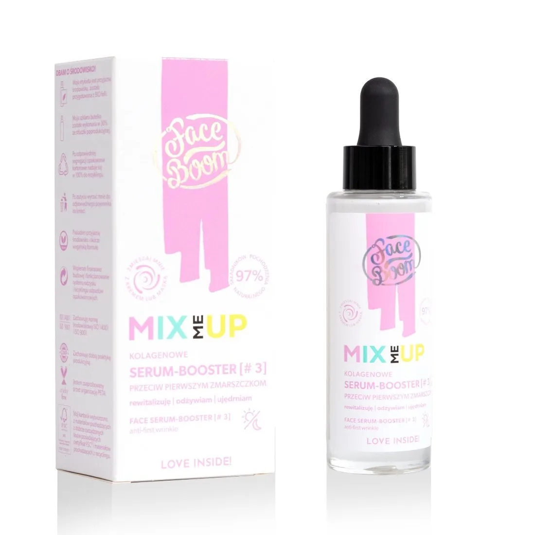 FaceBoom Mix Me Up - Collagen Face Serum-Booster #3 30ml