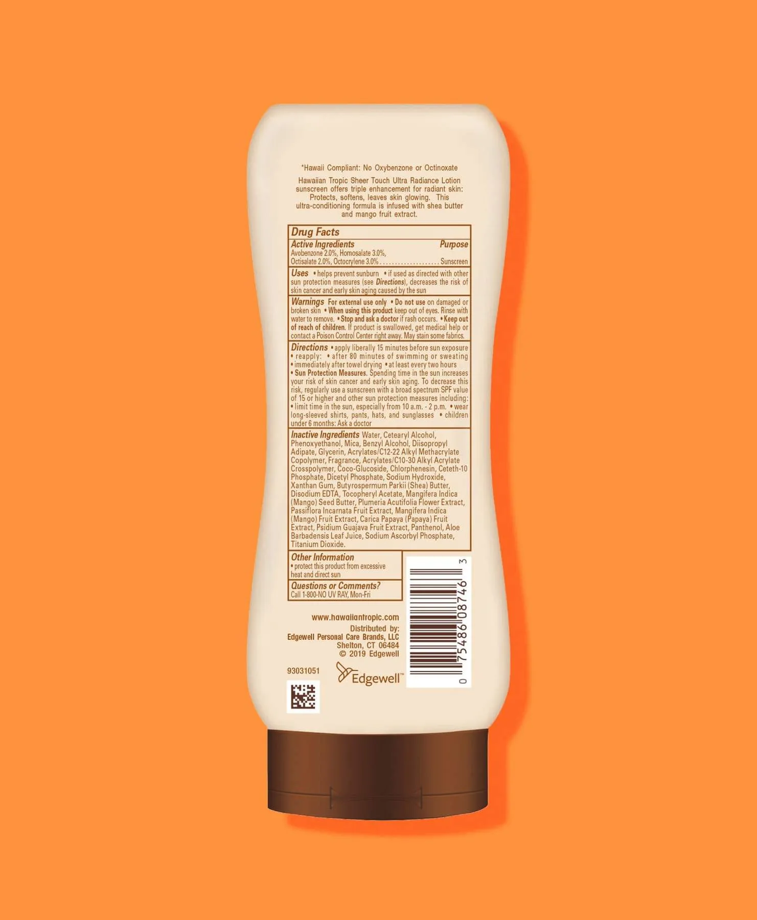 Hawaiian Tropic Sheer Touch Ultra Radiance Lotion SPF 15