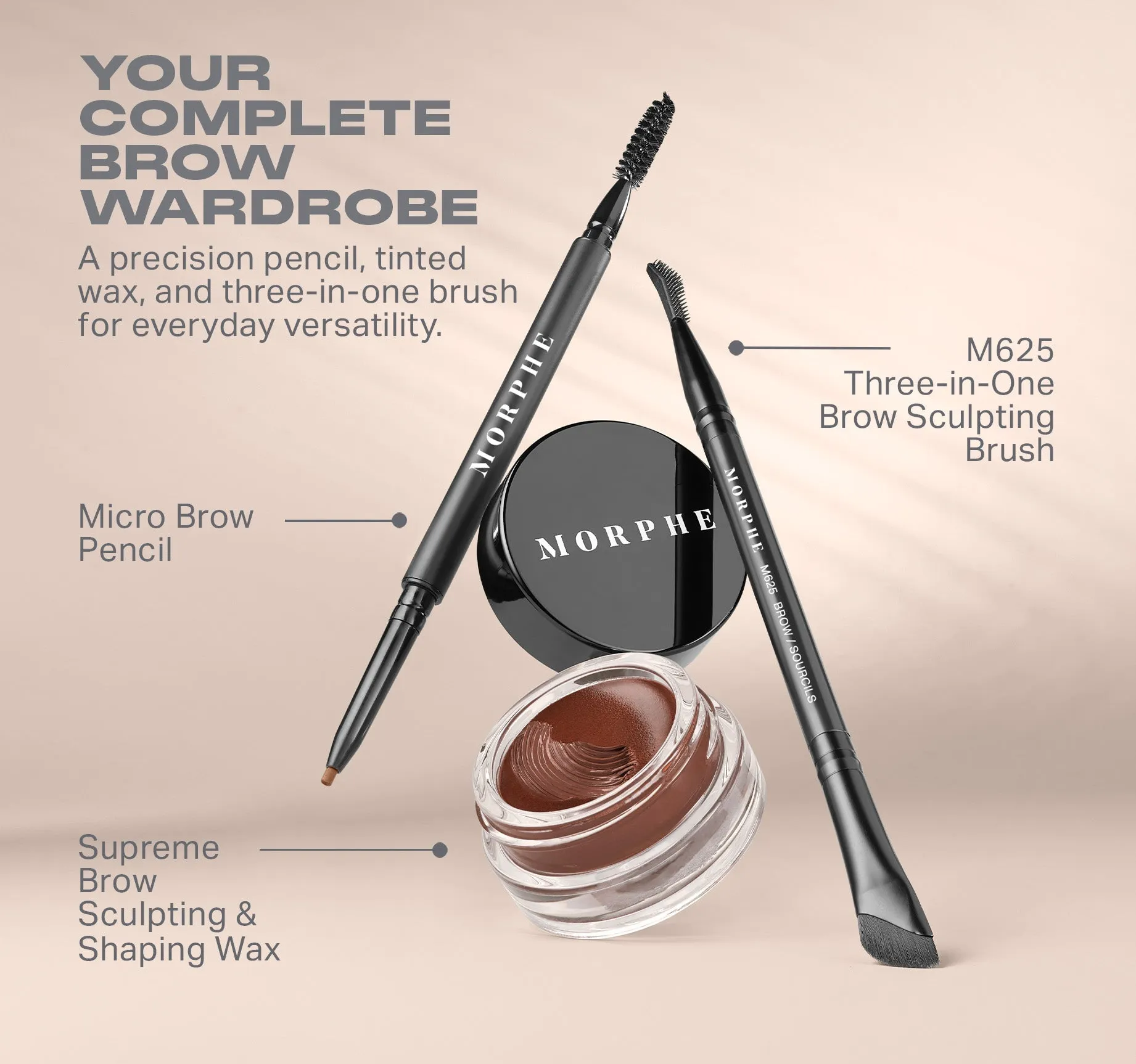 High Archiever Everyday Essentials Brow Kit - Chocolate Mousse