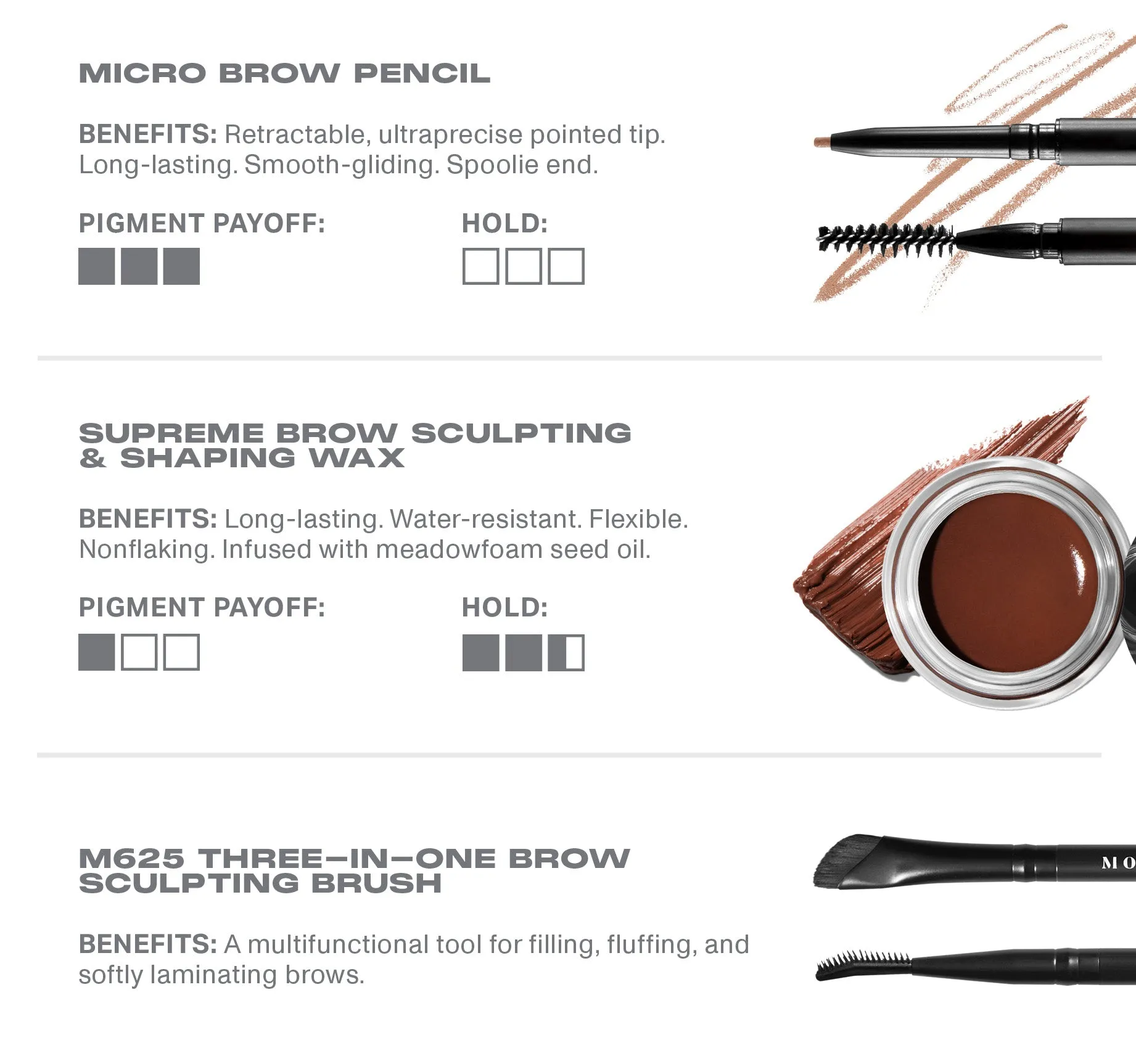 High Archiever Everyday Essentials Brow Kit - Chocolate Mousse