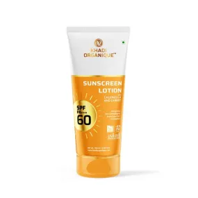 Khadi Organique Sunscreen Lotion SPF 60 With Calendula and Carrot