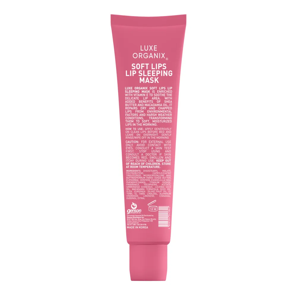 Luxe Organix Soft Lips Sleeping Mask