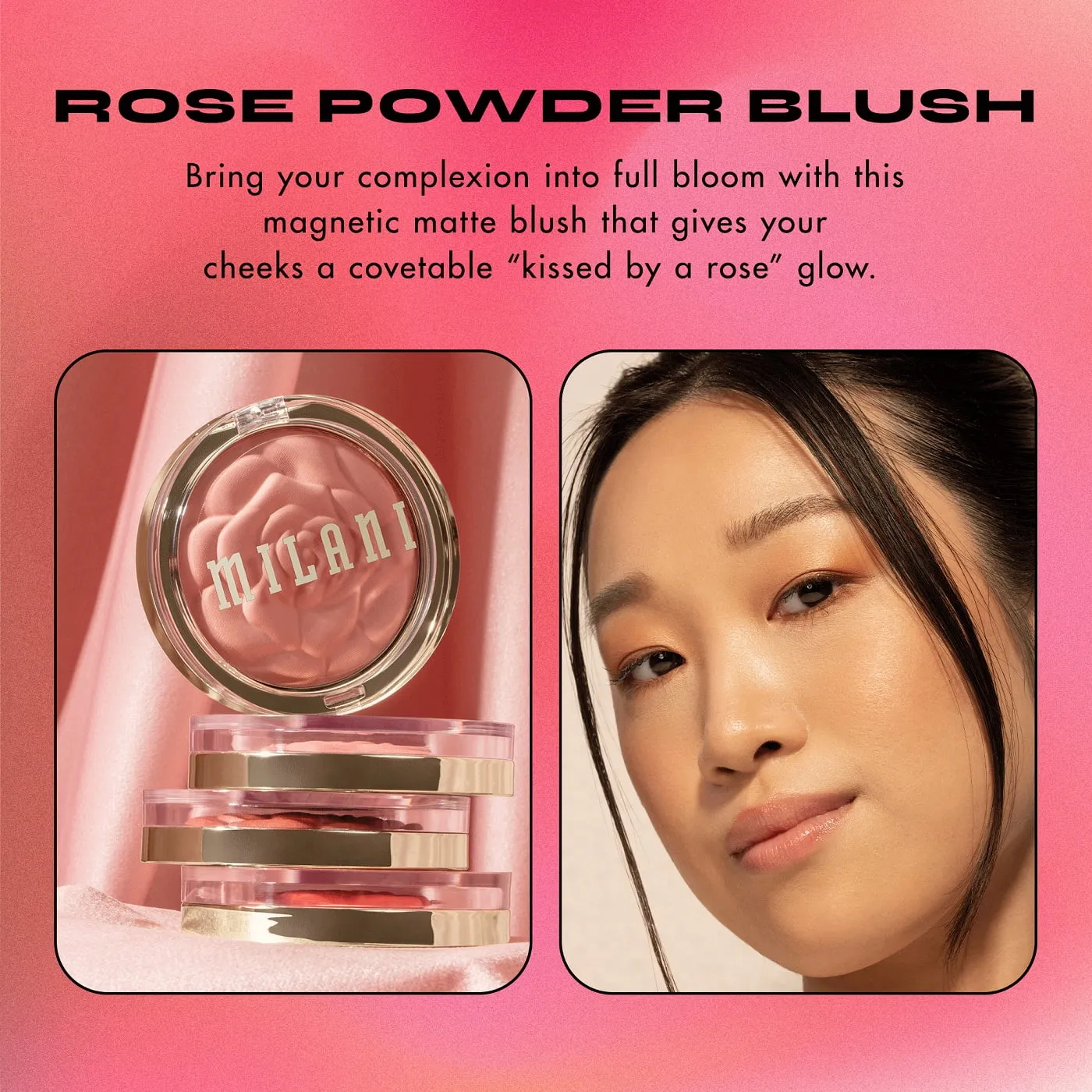 Milani Rose Powder Blush, Coral Cove, 0.60 oz