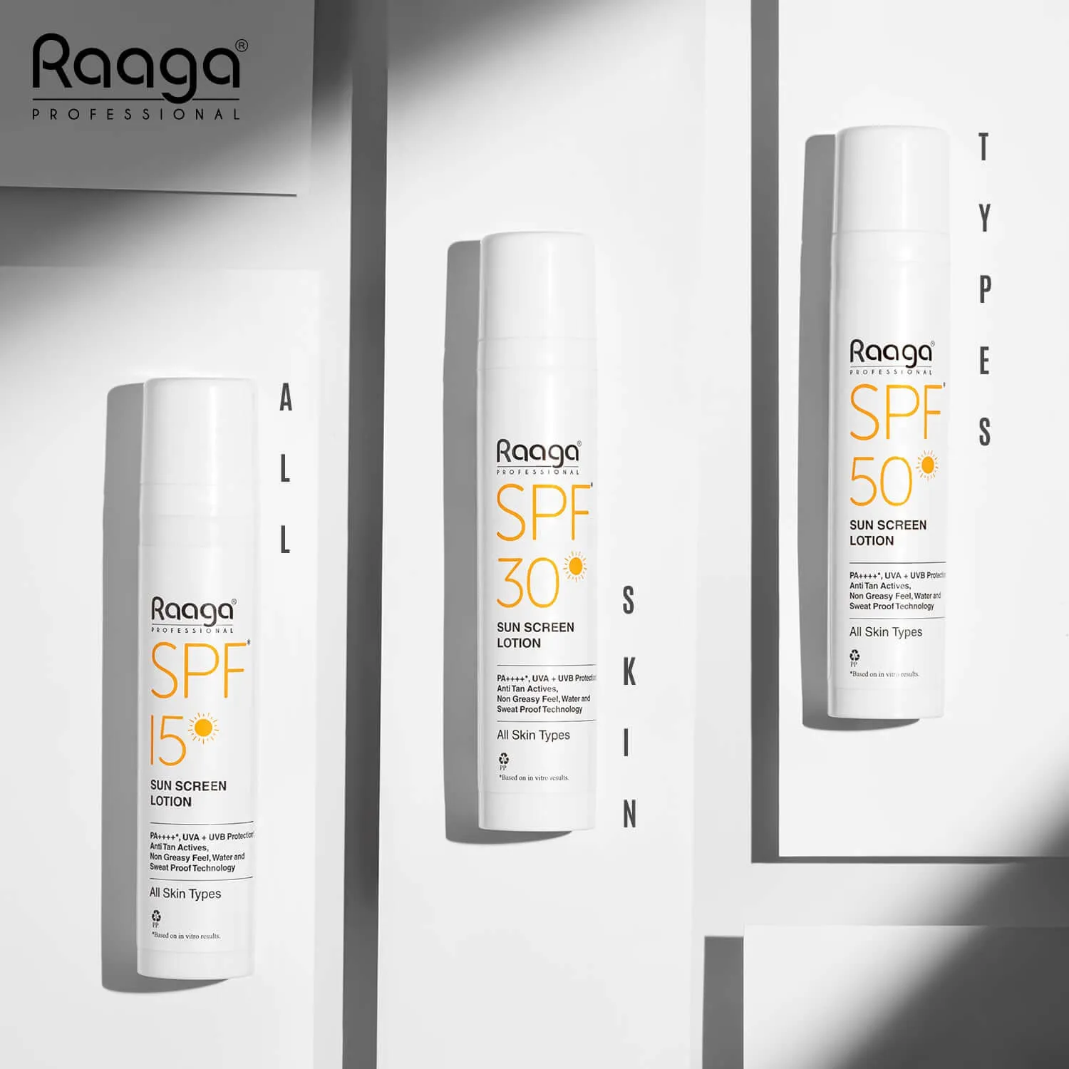 Raaga Professional SPF 30 Sunscreen Lotion | PA    , UVA   UVB Protection, Anti Tan Activities, Non-Greasy Feel, Water and Sweat Proof Technology (55 ml)