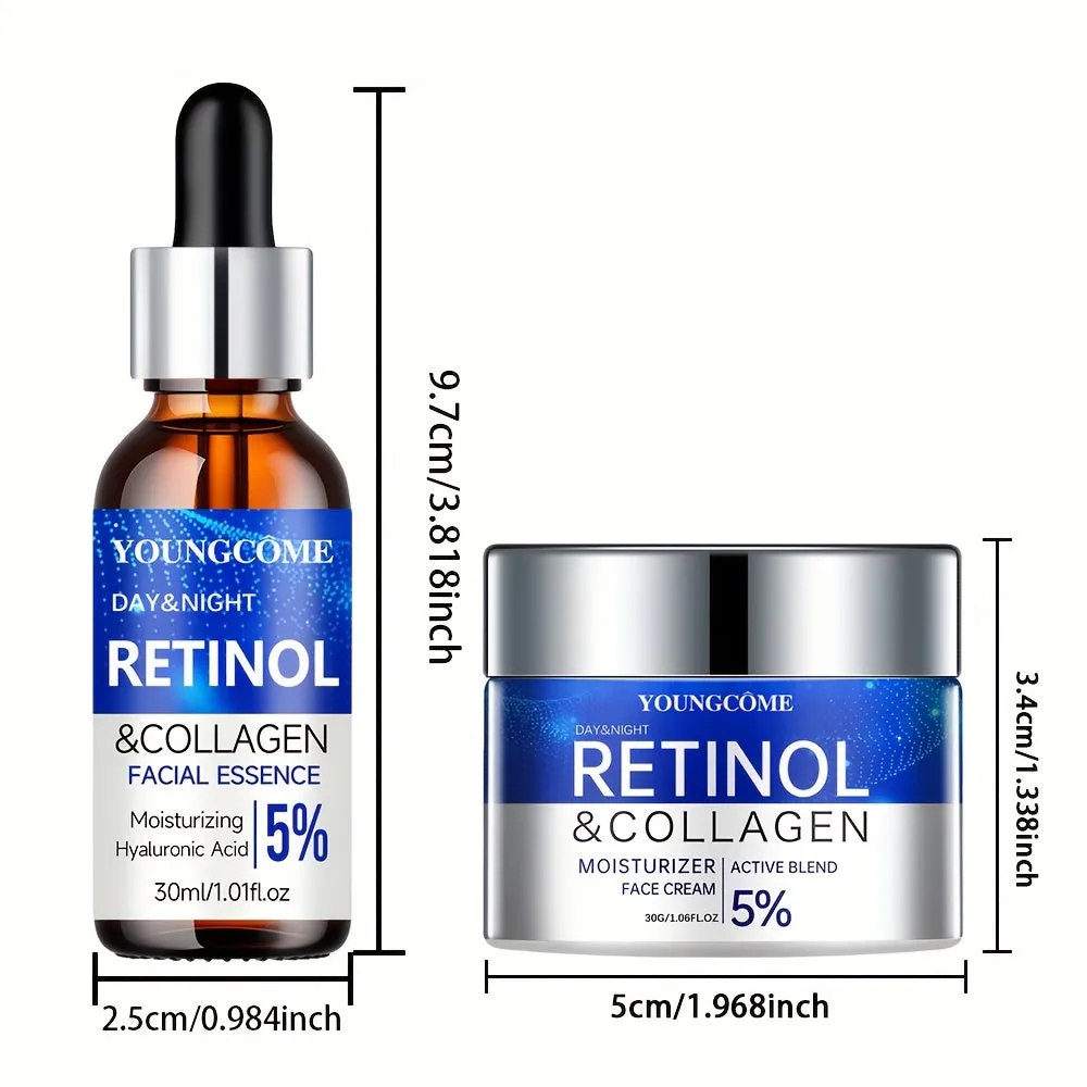 Retinol & Collagen Cream/Serum Duo