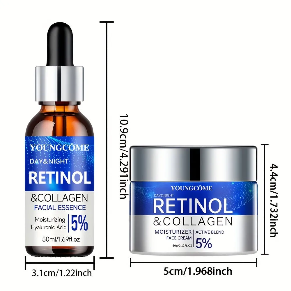 Retinol & Collagen Cream/Serum Duo