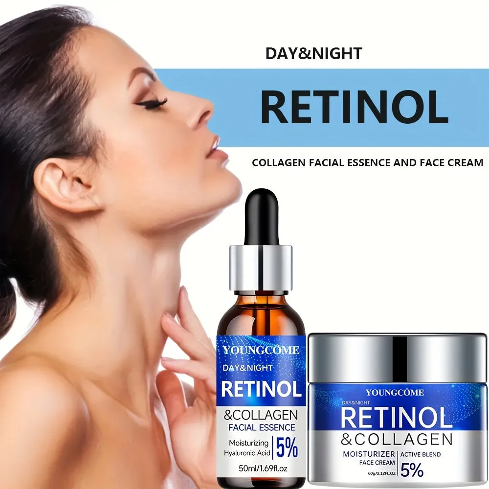 Retinol & Collagen Cream/Serum Duo