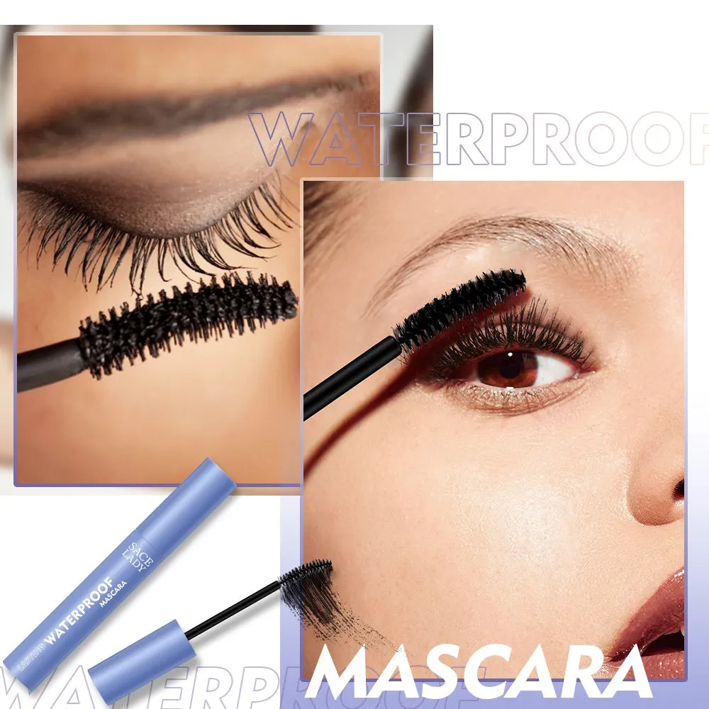 SACE LADY Waterproof Curling Mascara – Long-Lasting, Smudge-Proof, Sweat-Resistant