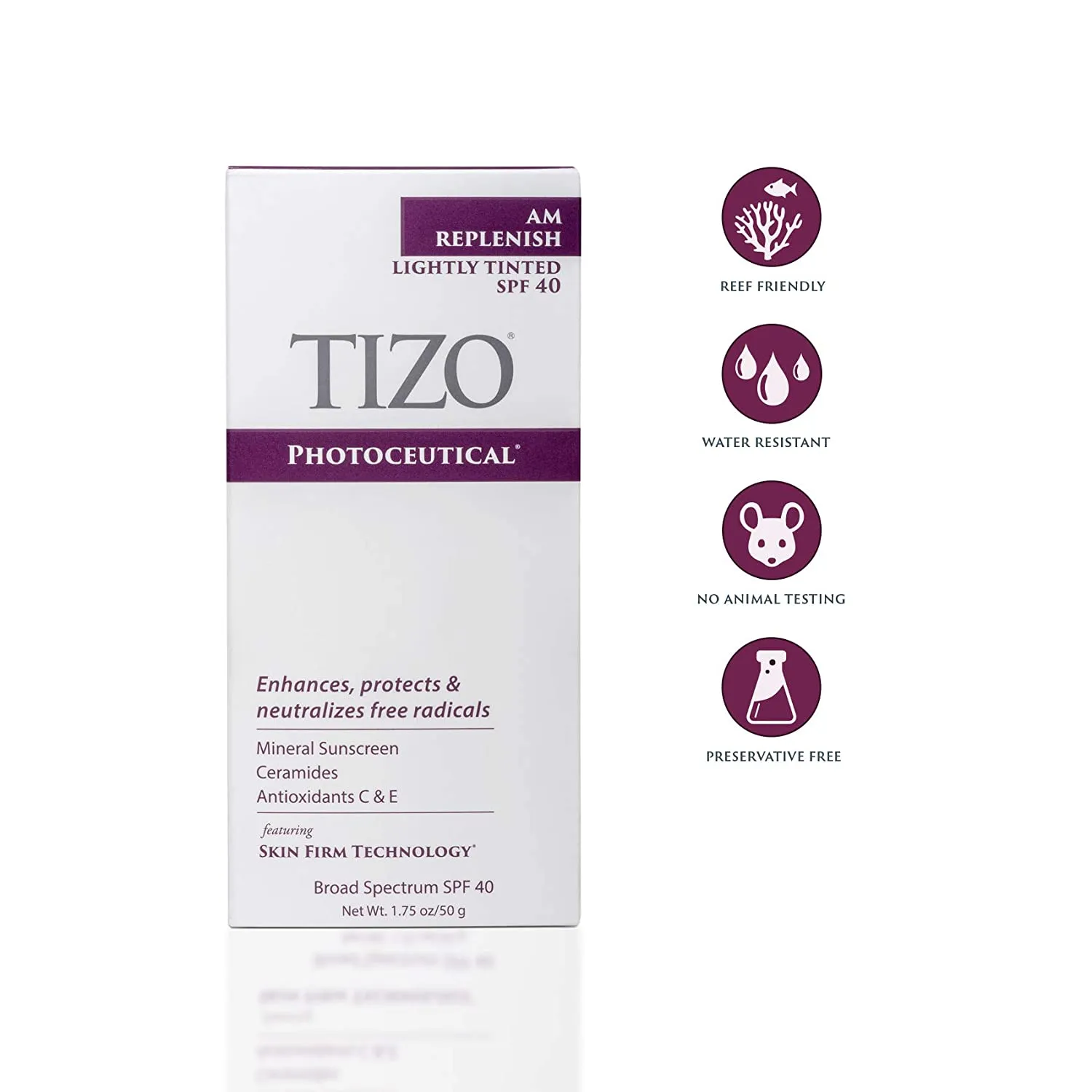 TIZO® AM Replenish Tinted | Non-Tinted SPF 40